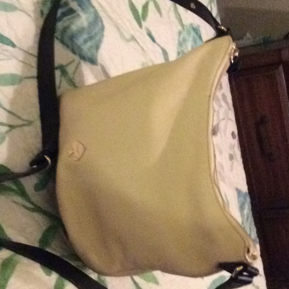 Kate Spade leather off white and black purse